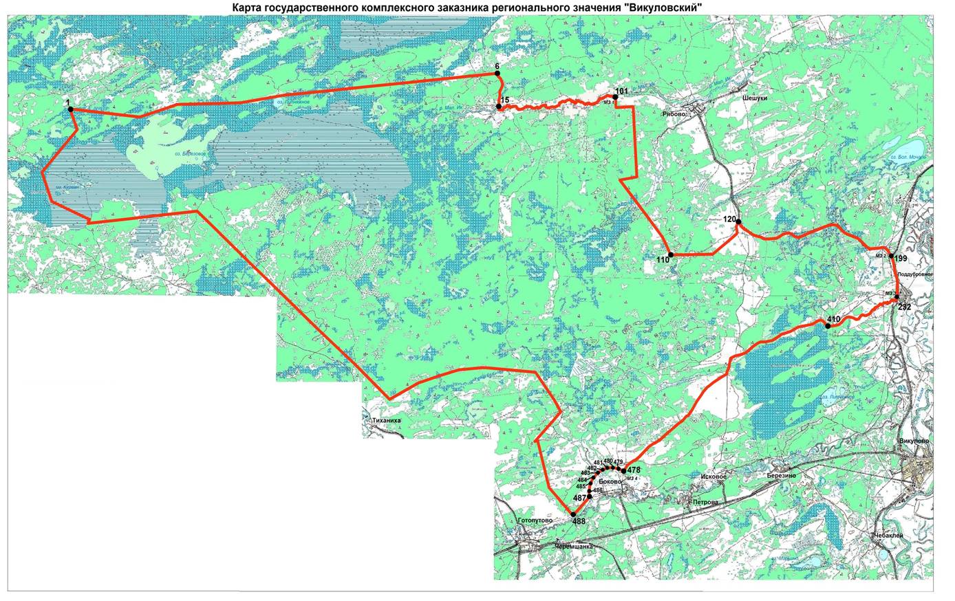 Постановление Правительства Тюменской области от 22.01.2021 N 14-п "О государственном природном комплексном заказнике регионального значения "Викуловский" в Викуловском районе"